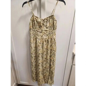 Hollister Strappy Floral Midi Dress Sundress